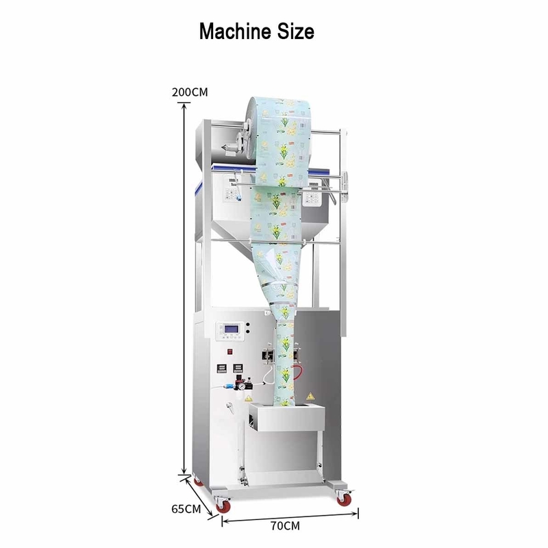 2025 Chiếc máy đóng gói tự động thực phẩm khô mới có dung lượng lớn hơn để niêm phong lại Máy đóng gói túi cho ngũ cốc túi gia vị