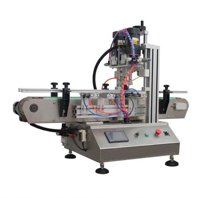 Desktop Semi-Automatic Capping Machine 220V 50HZ for 20-60mm Caps with 20-40pcs/min Speed