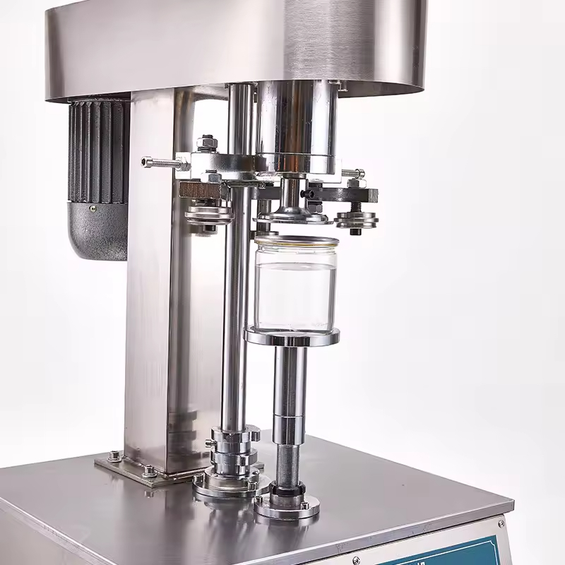 DFJ-160 Máy niêm phong điện dọc cho thép không gỉ Tinplate dễ mở cốc nhựa và kim loại lon Tin Can Sealer