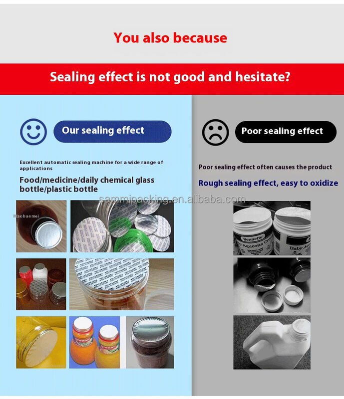 Máy hàn kín cảm ứng nắp nhôm bằng màng nhôm cho chai, lọ, hũ thủy tinh, nhựa bán tự động hiệu quả cao