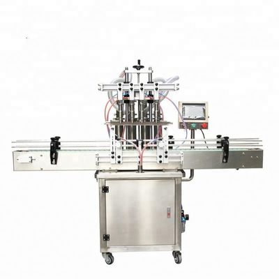 Máy đóng gói chất lỏng nước uống, Bộ chứa chai chất lỏng tự động 4 vòi