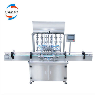 Máy rửa chai nước trái cây tuyến tính Máy điền và nắp tự động Với 4 đầu vòi