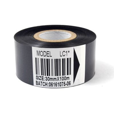 35mm 100m màu đen Bao bì tiêu thụ, băng dán nóng cho ngày mã hóa