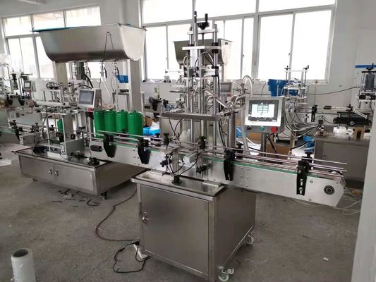 Máy đóng chai tự động và dán nhãn