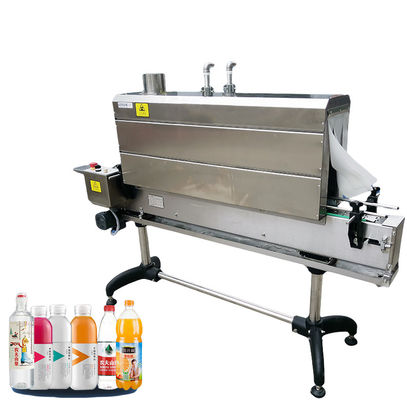 Máy sưởi tự động Chai co lại Máy dán nhãn thu nhỏ ứng dụng ống tay áo với đường hầm hơi nước