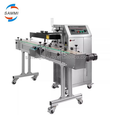 Máy niêm phong cảm ứng liên tục loại sàn tự động Niêm phong nhiệt cảm ứng cho chai nhựa nhỏ