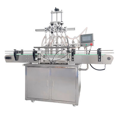 Máy sản xuất tự động chai chất lỏng điền nắp dán nhãn dòng Stainless Steel Oil Filler Machine Lip Oil Milk Carton