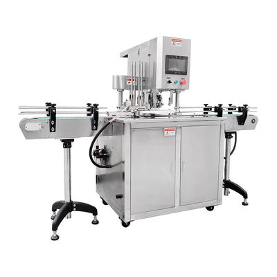 Máy hàn kín lon khí nén tự động hoàn toàn cho ứng dụng thực phẩm và hóa chất, chiều cao hàn kín có thể tùy chỉnh