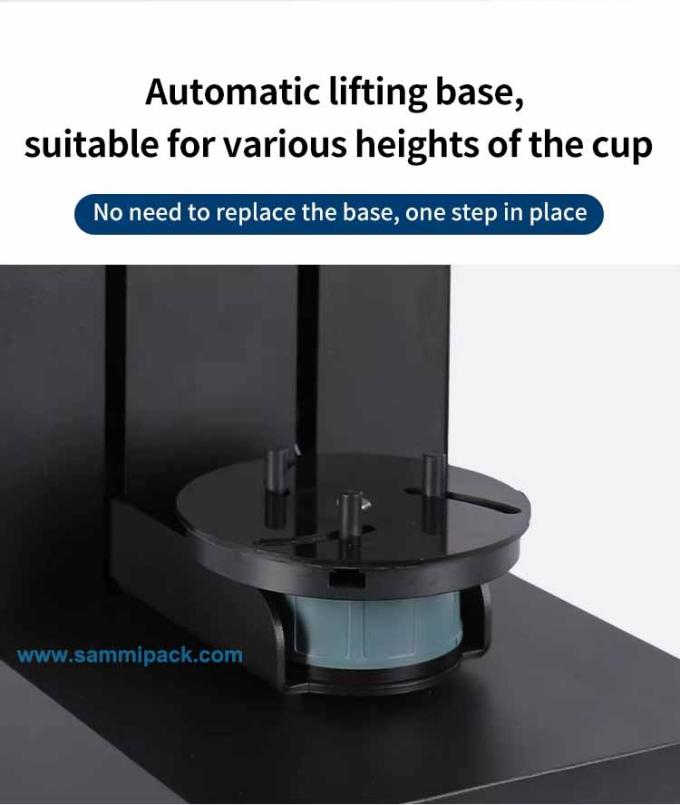 Máy niêm phong điện cho hoạt động dễ dàng của công nghiệp đồ ăn đóng hộp đồ ăn nhẹ giấy trà Tin Can lid 2