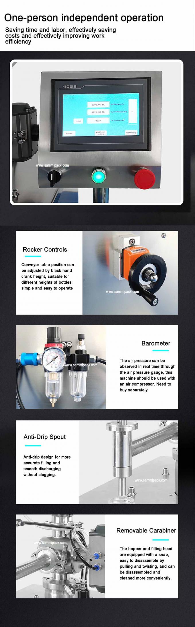 Vật liệu đóng gói nhựa Máy lấp đệm dọc với máy vận chuyển và màn hình cảm ứng Dễ vận hành 3