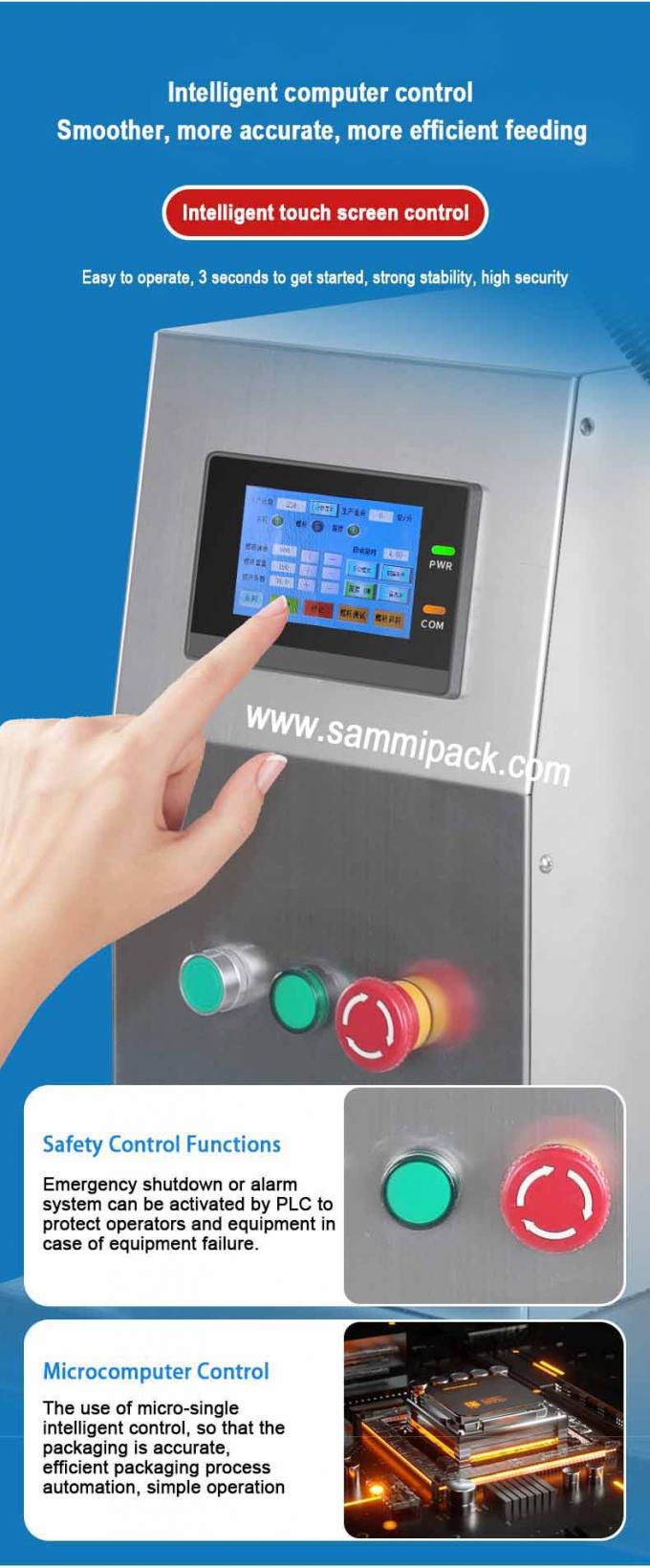 Máy nạp bột bán tự động chạy bằng điện cho túi chai sữa mỹ phẩm hóa học cân đo liều 6