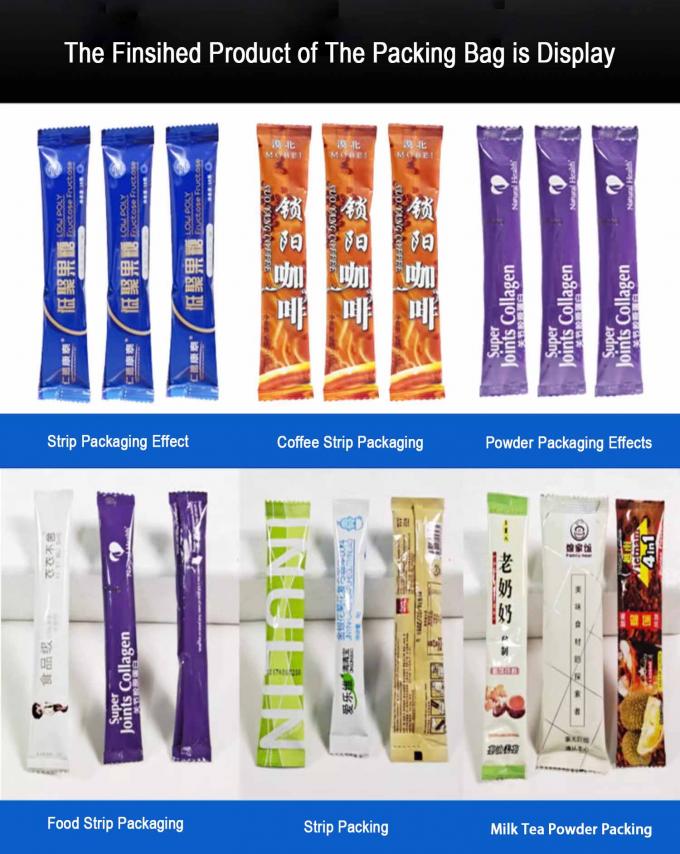 120.000 Kg đơn trọng lượng tổng giấy vật liệu đóng gói trà bột máy đóng gói với Hot Stamp Coder 8