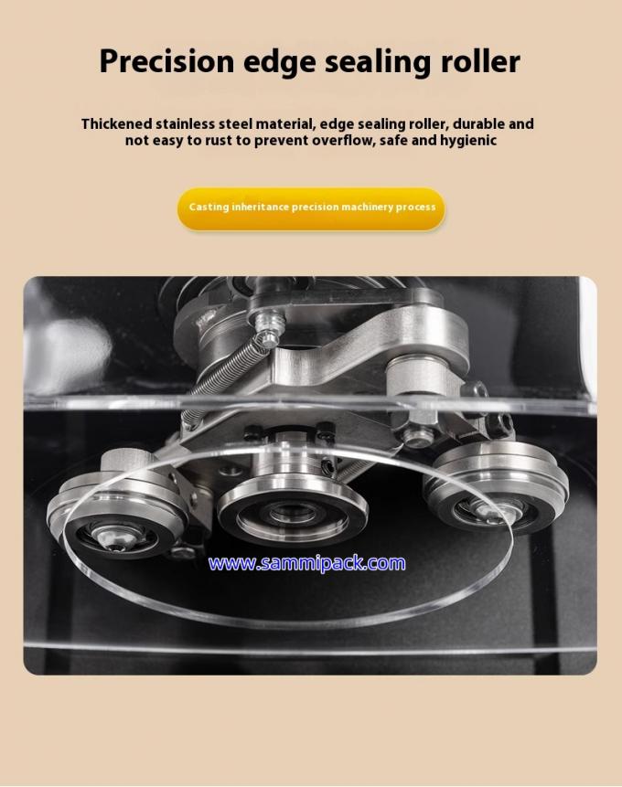 Máy niêm phong hộp trà bong bóng PET tự động / Soda Can Seamer Cho cửa hàng trà sữa Nước trái cây Cà phê đóng gói Semi-automatic Grade 2