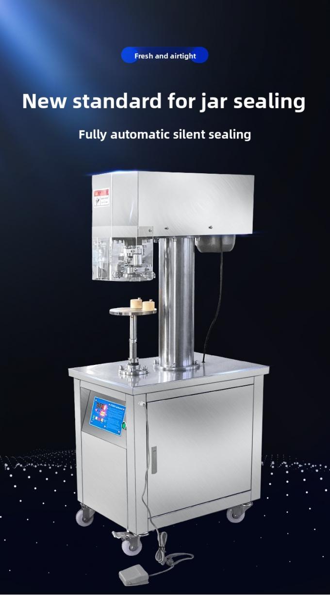 Máy niêm phong hộp xốp dọc bán tự động thương mại cho hộp nhôm 0