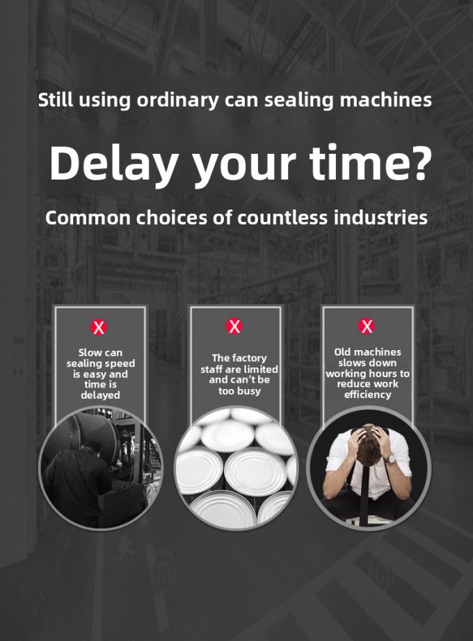 Máy niêm phong hộp xốp dọc bán tự động thương mại cho hộp nhôm 2