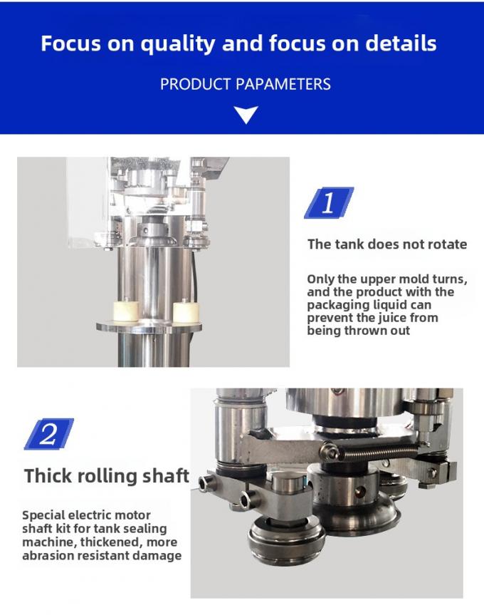 Máy niêm phong hộp xốp dọc bán tự động thương mại cho hộp nhôm 8