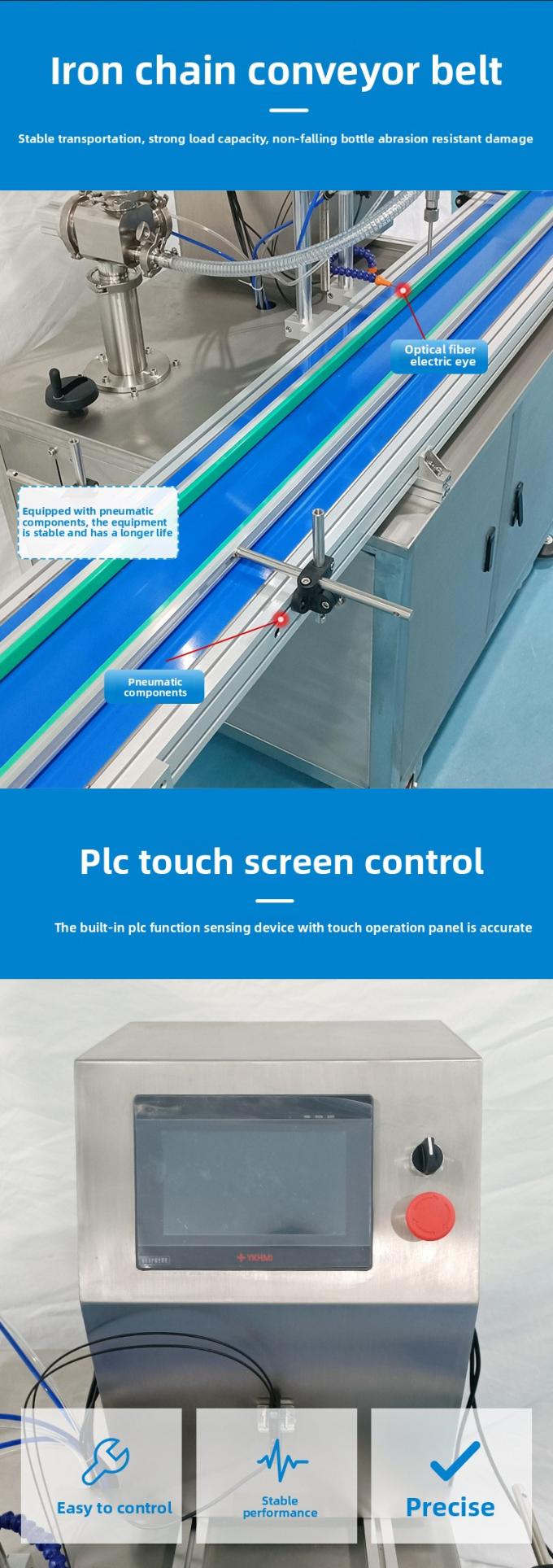 Dễ dàng vận hành Máy bơm xoắn ốc hoàn toàn tự động Máy đổ chất lỏng bột cho mật ong Chất dính lỏng bơ đậu phộng Ketchup 3