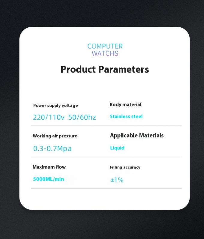 Máy chiết rót bốn đầu tự động vận hành đơn giản Máy chiết rót chất lỏng uống được cho sữa, nước ép, nước tương, giấm 5