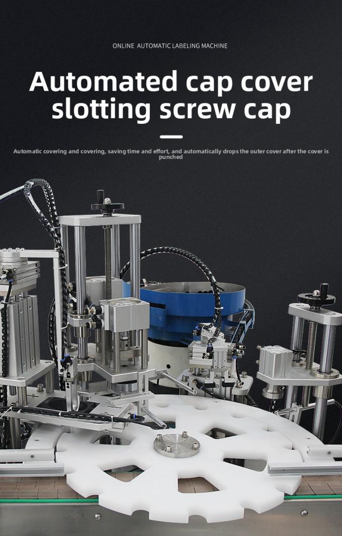 Dây chuyền sản xuất tự động tốc độ cao để gắn vòi xịt nước hoa và máy đóng nắp chai nhựa 3