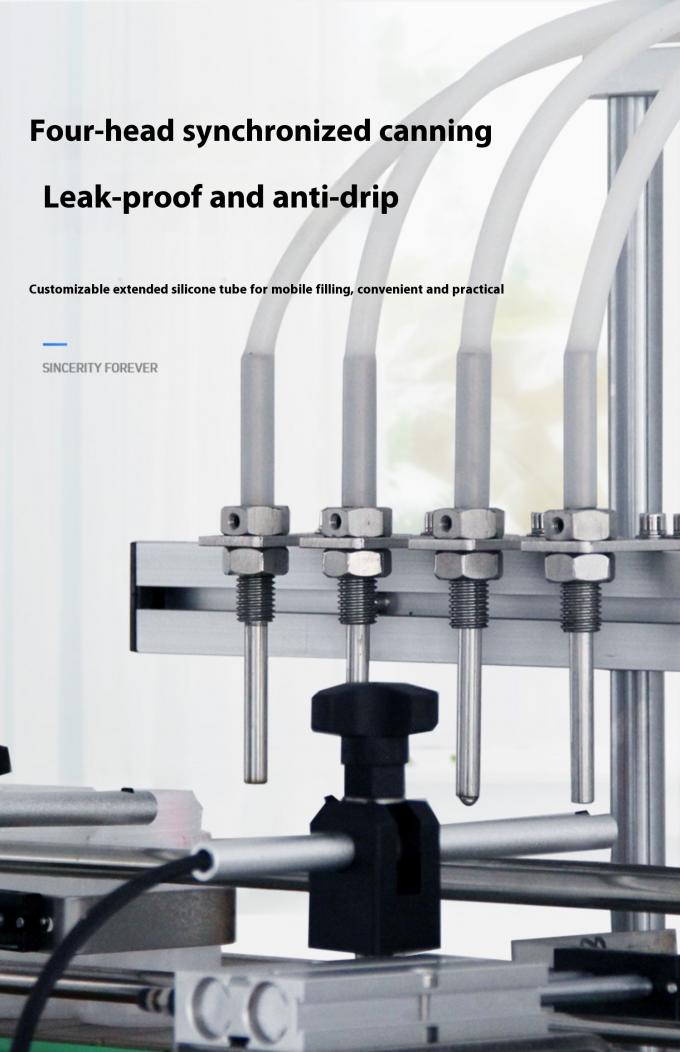 M&aacute;y chiết r&oacute;t chất lỏng bơm từ t&iacute;nh tự động để b&agrave;n 4 đầu cho nước &eacute;p, nước, dầu 7