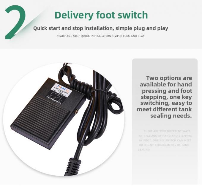 DFJ-160 Máy niêm phong điện dọc cho thép không gỉ Tinplate dễ mở cốc nhựa và kim loại lon Tin Can Sealer 4