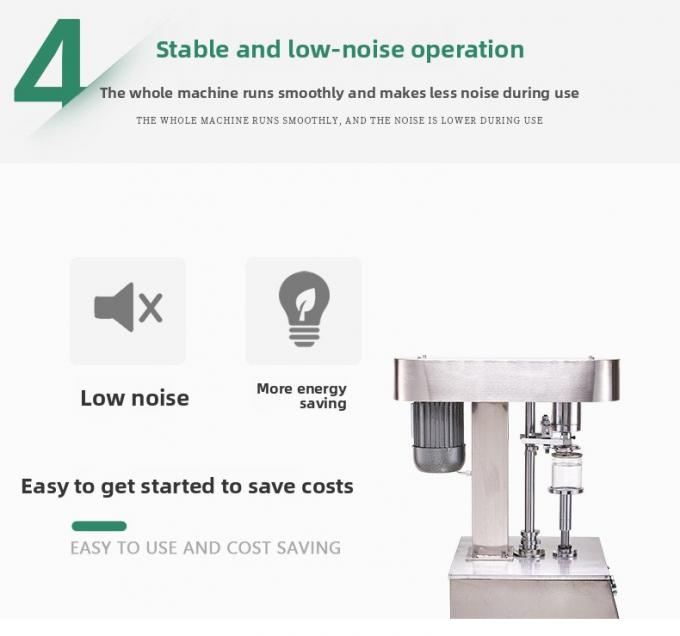 DFJ-160 Máy niêm phong điện dọc cho thép không gỉ Tinplate dễ mở cốc nhựa và kim loại lon Tin Can Sealer 6