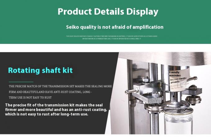 DFJ-160 Máy niêm phong điện dọc cho thép không gỉ Tinplate dễ mở cốc nhựa và kim loại lon Tin Can Sealer 9