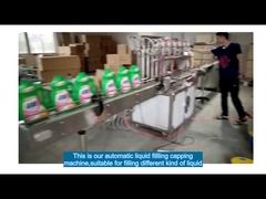 dây chuyền máy đổ chất lỏng tự động