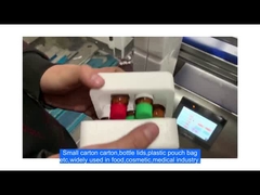 Máy dán nhãn chai bề mặt phẳng trên bàn Máy dán nhãn tự động Máy dán nhãn túi